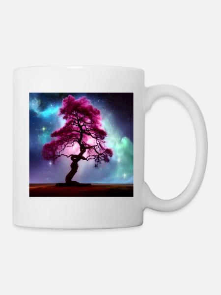 Arbre mystique - Mug blanc - blanc