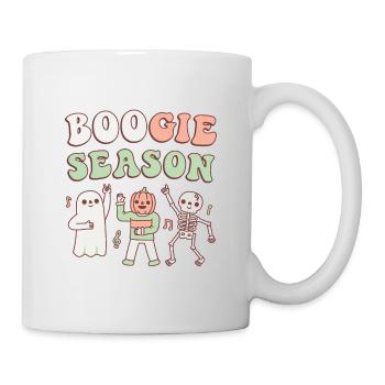 Boogie Season Ghost, Jack O Lantern, Skeleton - Mug - white - Right