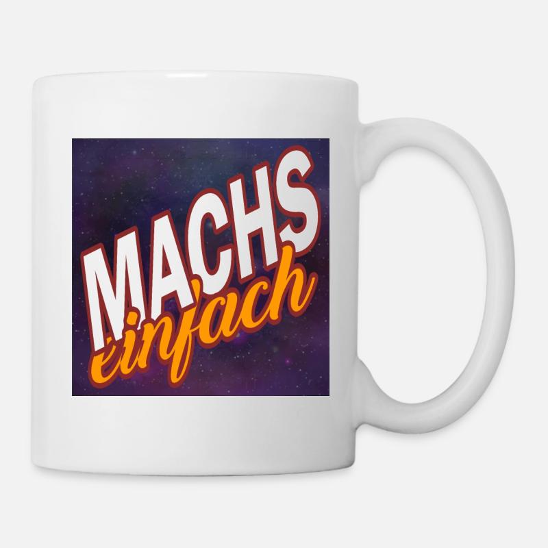 Simplifiez-vous la tâche - universum - Mug blanc - blanc