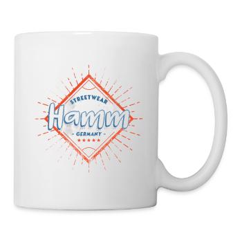Hamm Deutschland Stadt Skyline Heimat Liebe - Tasse - Weiß - Rechts