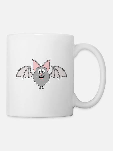FLEDERMAUS - TIER - TIERISCH - KIND - BABY - Tasse - Weiß