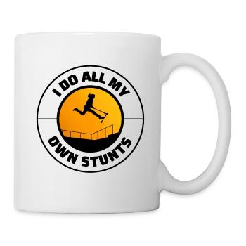 Stunt Scooter Freestyle Scootering Riding - Mug - white - Right