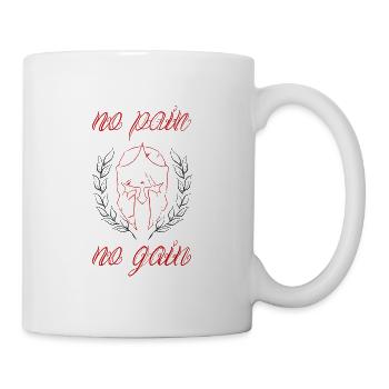 Ohne Fleiß kein Preis - Tasse - Weiß - Rechts