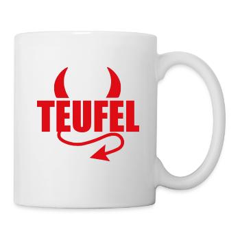 TEUFEL - HÖLLE - TEUFLISCH - TEUFELCHEN - Tasse - Weiß - Rechts