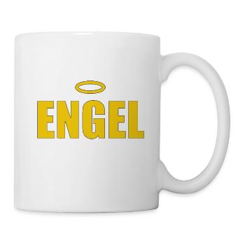 ENGEL - HIMMEL - HEILIGENSCHEIN - Tasse - Weiß - Rechts