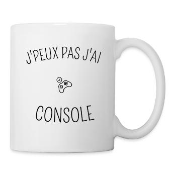 J'Peux Pas J'Ai Console - Mug blanc - blanc - Droite