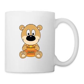 HONIG - BÄR - TEDDY - IMKER - BIENEN - BIENE - Tasse - Weiß - Rechts