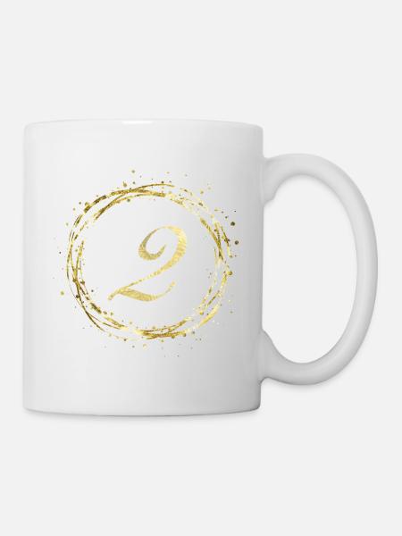 2 - Tasse - Weiß