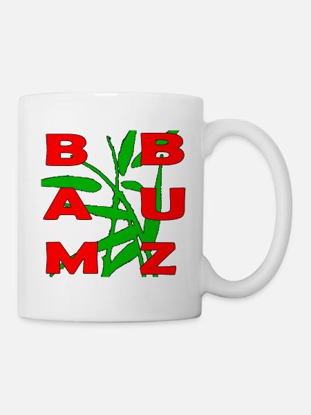 Bambuz merch - Tasse - Weiß
