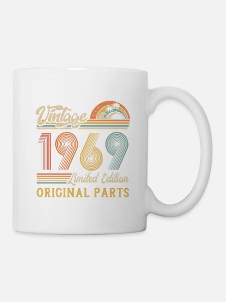 Vintage 1969 limited edition original parts - Tasse - Weiß