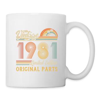 Vintage 1981 limited edition original parts - Mug - white - Right