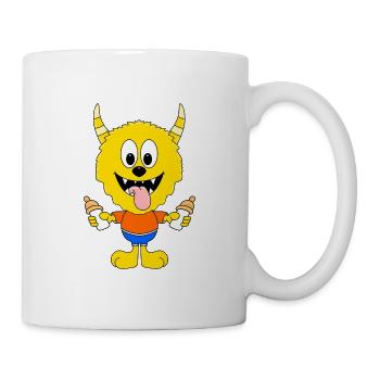 BABY - KIND - MONSTER - FLÄSCHCHEN - Tasse - Weiß - Rechts