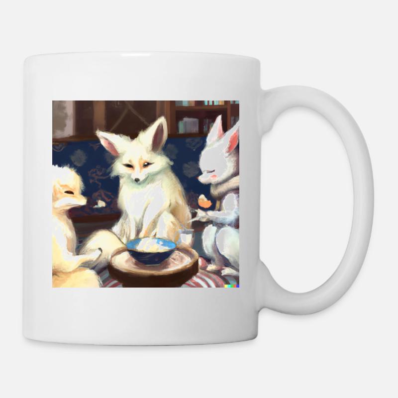 Fennek Wüstenfuchs - Tasse - Weiß