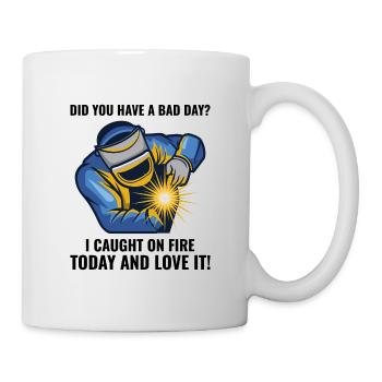 Welding Welder Metal Construction Ironworker Funny - Mug - white - Right