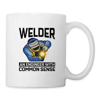 Welding Welder Metal Construction Ironworker - Mug - white - Right