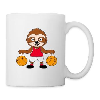FAULTIER - BASKETBALL - SPORT - TIER - BABY - Tasse - Weiß - Rechts