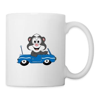 STINKTIER - AUTO - TIER - KIND - BABY - Tasse - Weiß - Rechts