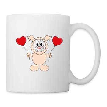 LAMA - ALPAKA - LIEBE - LOVE - KIND - BABY - Tasse - Weiß - Rechts