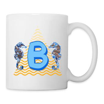 hippocampe e 262 b - Mug blanc - blanc - Droite
