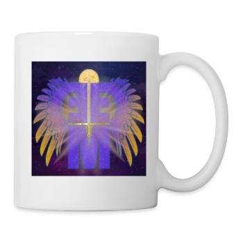 EEM = Archangel Michael with Sword and Wings Uni - Mug - white - Right
