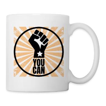 Du kannst - Needymindset - Tasse - Weiß - Rechts