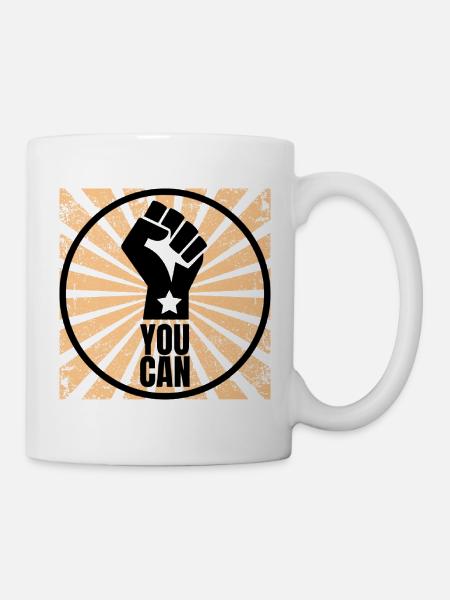 Du kannst - Needymindset - Tasse - Weiß