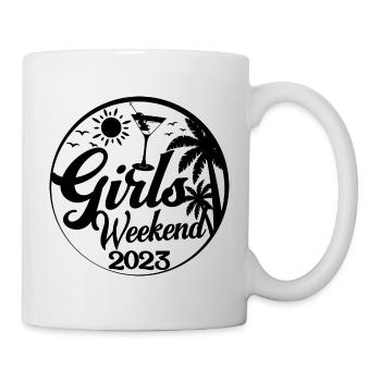 Girls Weekend 2023 Cool Girls Party Trip Vacation - Mug - white - Right