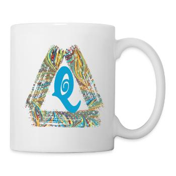 e 201 q - Mug blanc - blanc - Droite