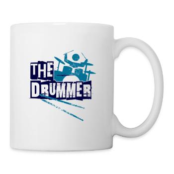 Drummer " The Drummer " logo - Mug - white - Right