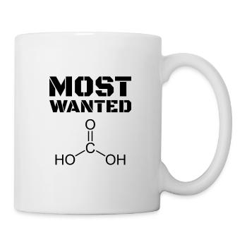 Acide carbonique H2CO3 le plus recherché Dicton amusant - Mug blanc - blanc - Droite