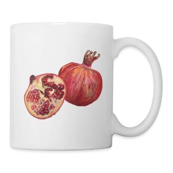 Cooking pomegranate fruit - Mug - white - Right