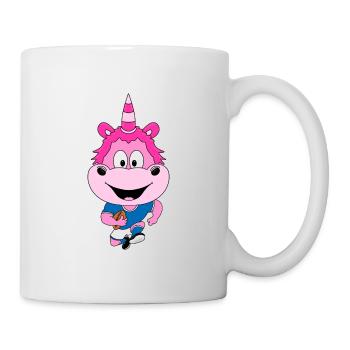 AMERICAN FOOTBALL - EINHORN - SPORT - TIERISCH - Tasse - Weiß - Rechts