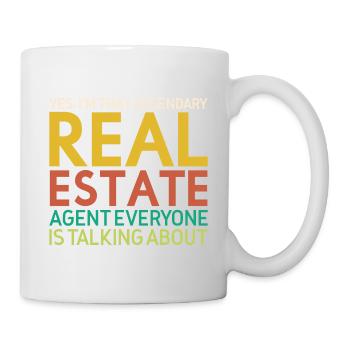 Immobilienmakler Makler Beruf Immobilien - Tasse - Weiß - Rechts
