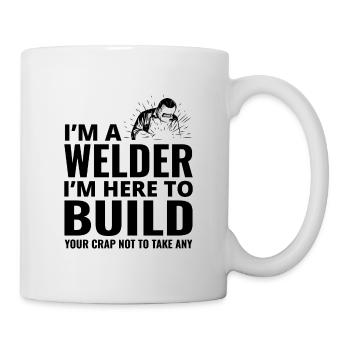 Weld Welding Welder Metal Construction Ironworker - Mug - white - Right