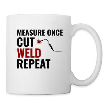 Welding Welder Metal Construction Ironworker - Mug - white - Right