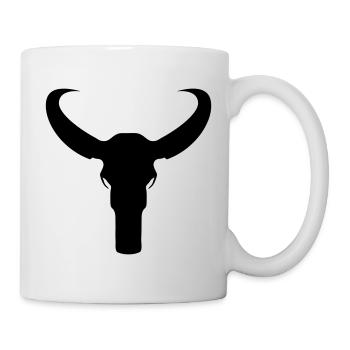 Bulle Skelett - Tasse - Weiß - Rechts