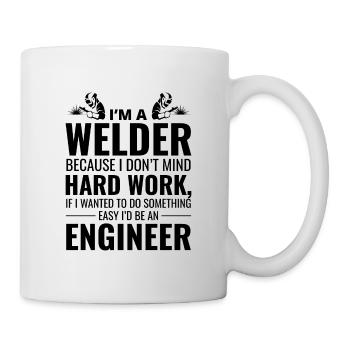 Weld Welding Welder Metal Construction Ironworker - Mug - white - Right