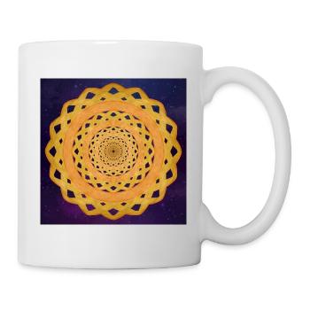 Stern der Lebensringe - Universum - Tasse - Weiß - Rechts