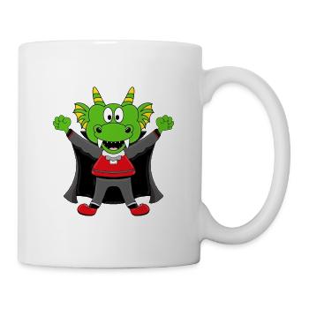 HALLOWEEN - DRACHE - VAMPIR - DRACULA - BABY - Tasse - Weiß - Rechts