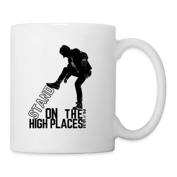Standing on the Heights (English) - Ps/18:34 - Mug - white - Right