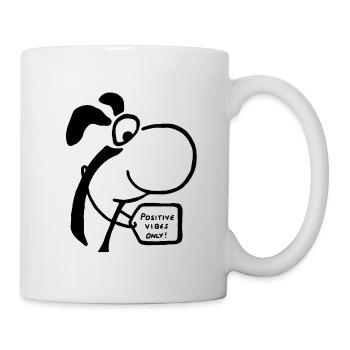 Bialumbo Positive Vibes Only - Mug - white - Right