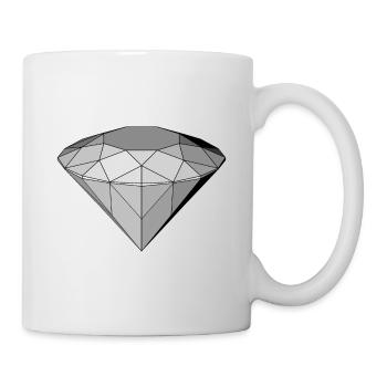 Diamant - Mug blanc - blanc - Droite