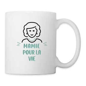 Mamie pour la vie - Mug blanc - blanc - Droite