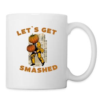 Let's Get Smashed Vintage Pumpkin #2 - Tasse - Weiß - Rechts