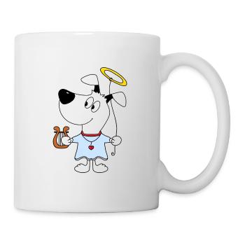 HUND - ENGEL - HIMMEL - TIER - KIND - BABY - Tasse - Weiß - Rechts