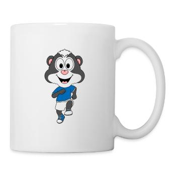 LAUFEN - SPORT - JOGGEN - FITNESS - STINKTIER - Tasse - Weiß - Rechts