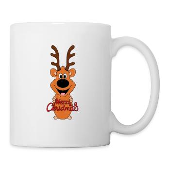 RENTIER - REH - WEIHNACHTEN - TIER - KIND - BABY - Tasse - Weiß - Rechts