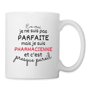 In real not perfect but pharmacist - Mug - white - Right