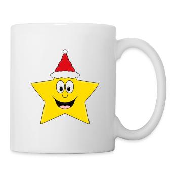WEIHNACHTEN - STERN - KIND - BABY - Tasse - Weiß - Rechts