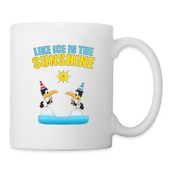 PINGUINE - EIS - LIEBE - TIERISCH - KIND - BABY - Tasse - Weiß - Rechts